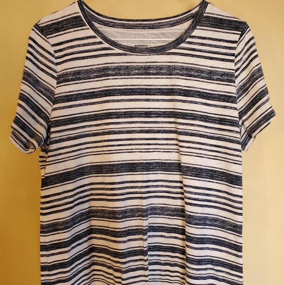 Striped lightweight summer top